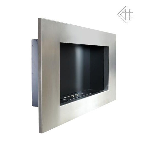 Биокамин настенный Kratki MILA (стальная рама)