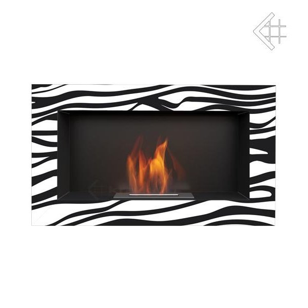 Биокамин настенный Kratki GOLF ZEBRA