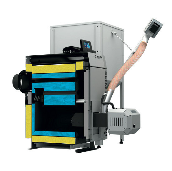 Котел пеллетный автоматический SLIM PELLET MINI-10