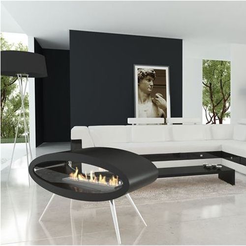 Decoflame Ellipse Floor Black