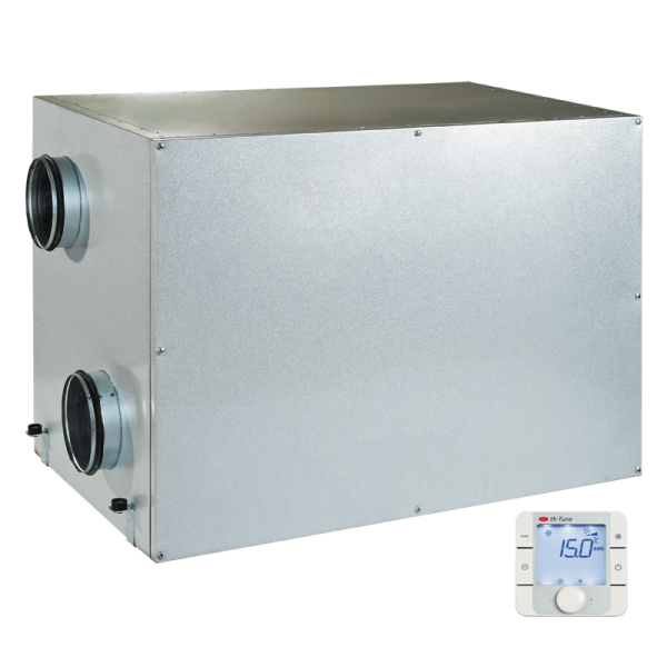 Приточно-вытяжная вентиляционная установка с рекуперацией Blauberg KOMFORT Roto EC LE400-2 S17