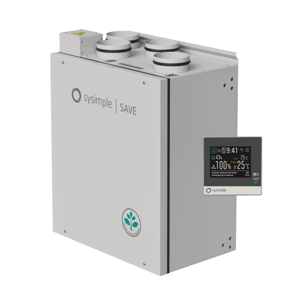 Приточно-вытяжная установка с рекуперацией SAVE VTR 150 R 1000