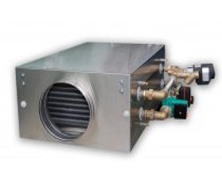 Канальный увлажнитель воздуха испарительного (адиабатического) типа Breezart  1000 HumiAqua P с водяным нагревателем