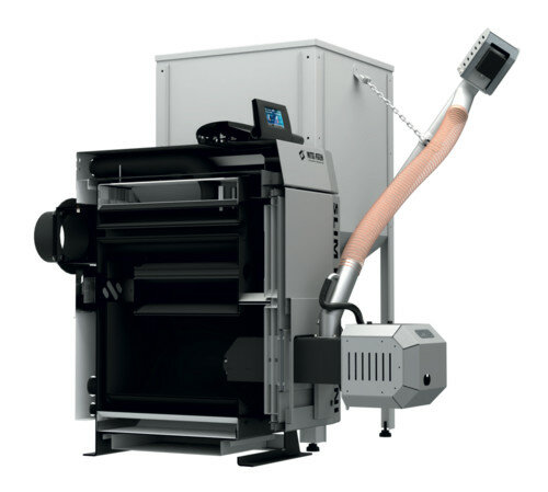 Котел пеллетный автоматический SLIM PELLET MINI-20