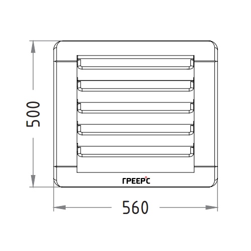 Тепловентилятор водяной ГРЕЕРС ВС-1110