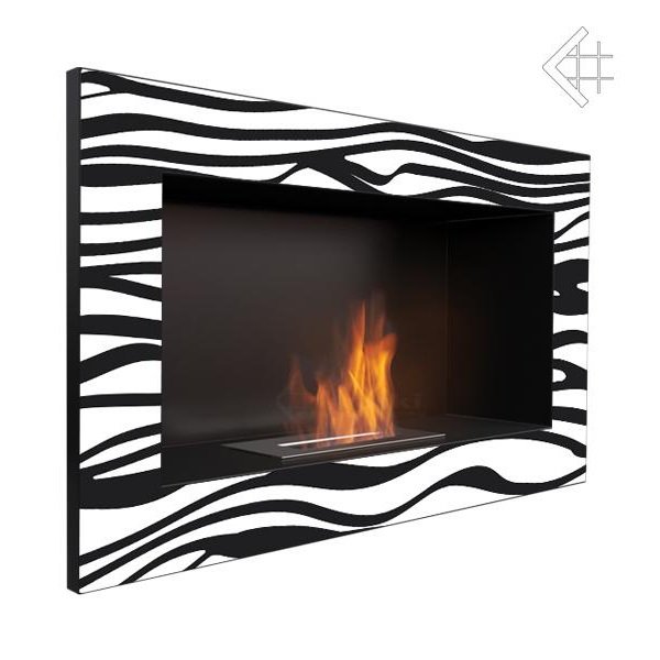 Биокамин настенный Kratki GOLF ZEBRA