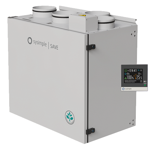 Приточно-вытяжная установка с рекуперацией SAVE VTR 150 R 1000