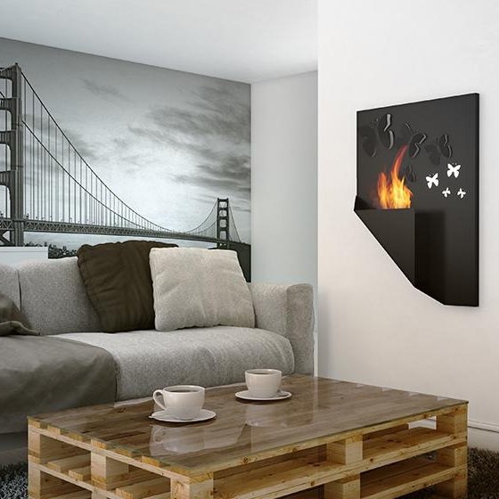 Биокамин настенный Kratki PAPA MORPHO