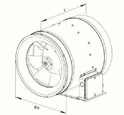 Канальный вентилятор Ruck EL 630 E4 01