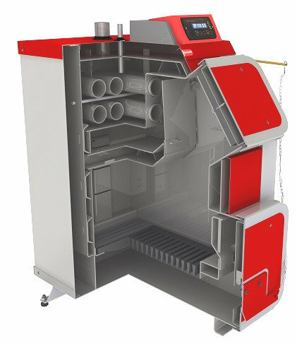 Котел длительного горения твердотопливный Heiztechnik HT Classic 10