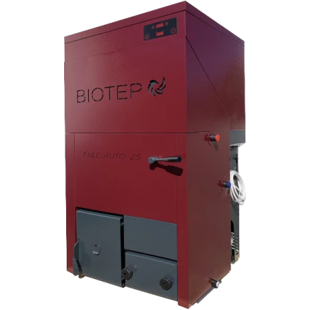 Автоматический твердотопливный котел BIOTEP 25