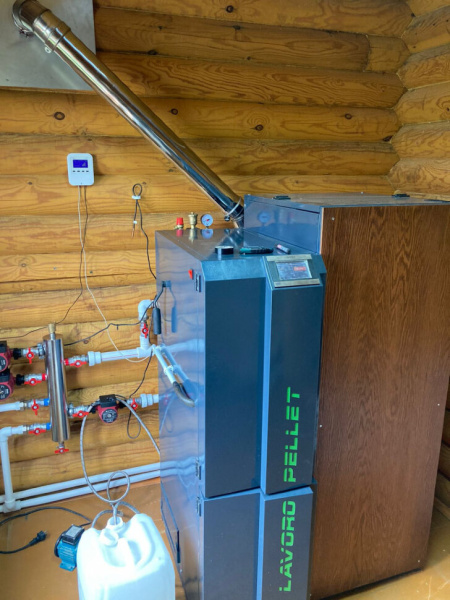 Котел пеллетный автоматический Lavoro Eco LP-37 Premium