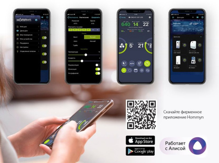 Приточный очиститель воздуха Ballu ONEAIR ASP-200