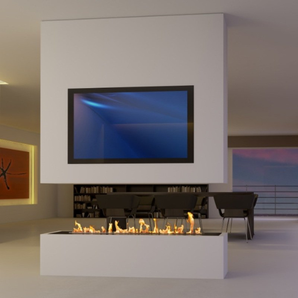Decoflame Denver e-Ribbon Fire Slim 1000