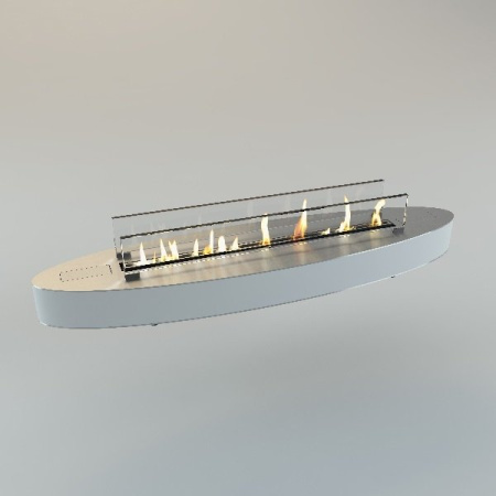 Decoflame Denver Ellipse White 1500x88х245