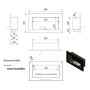 Биокамин настенный Kratki GOLF стальной