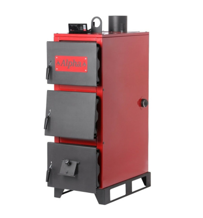 Котел длительного горения твердотопливный Vulkan Alpha Pro 32