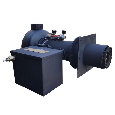 Горелка на отработанном масле Гном турбо 1000 кВт для отражательных печей МКПА-01