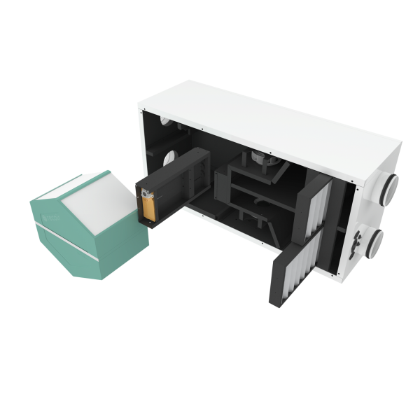 Приточно-вытяжная установка с рекуперацией Systemair SAVE H-325/F7