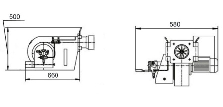 Двухступенчатая дизельная горелка СибСтронг IL-3L2 K/D