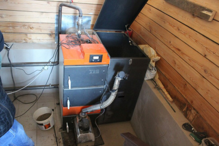 Автоматический твердотопливный котел TIS HARD (DUO) PELLET 300