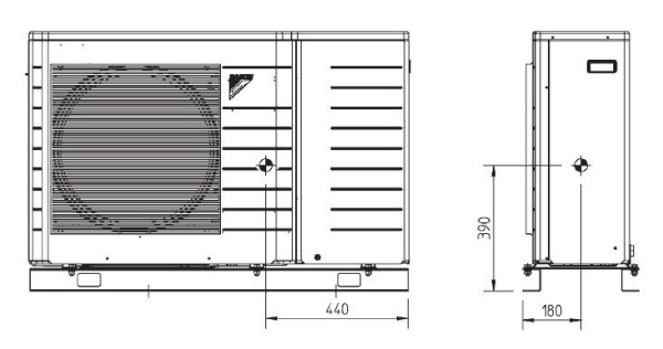 Чиллер воздушного охлаждения Daikin EWYQ005ACV3P