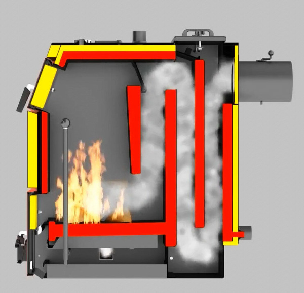 Котел полуавтоматический твердотопливный SMART OPTIMA-19