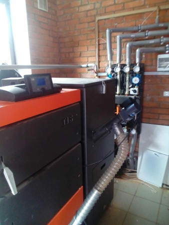 Автоматический твердотопливный котел TIS HARD (DUO) PELLET 300