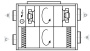 Приточно-вытяжная установка с рекуперацией Komfovent Domekt-R-700-F-HW/DH