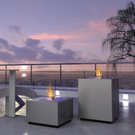 Биокамин Decoflame Monaco Square Tower