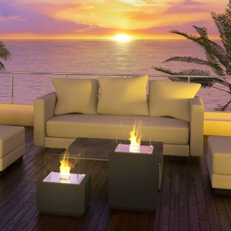 Биокамин Decoflame Monaco Square Tower