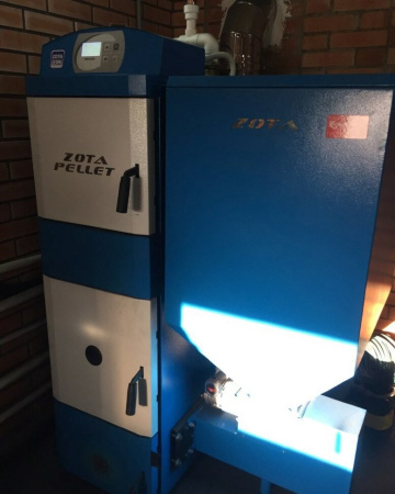 Котел пеллетный автоматический Zota Pellet 63S