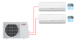 Мульти сплит-система MSZ-HJ25VA ER1*2 + MXZ-2HJ40VA ER1